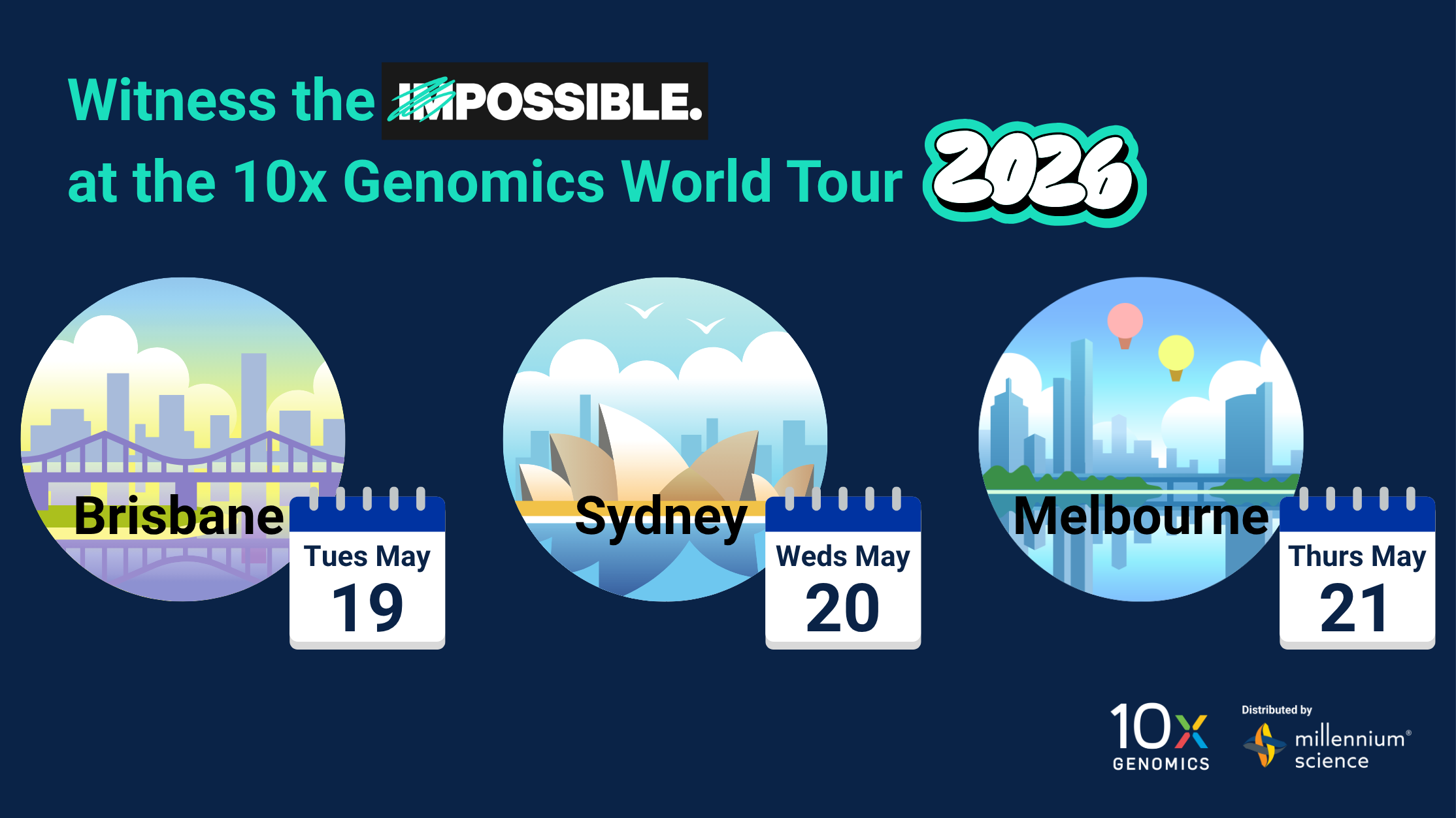 The 10x Genomics World Tour 2026 in Australia